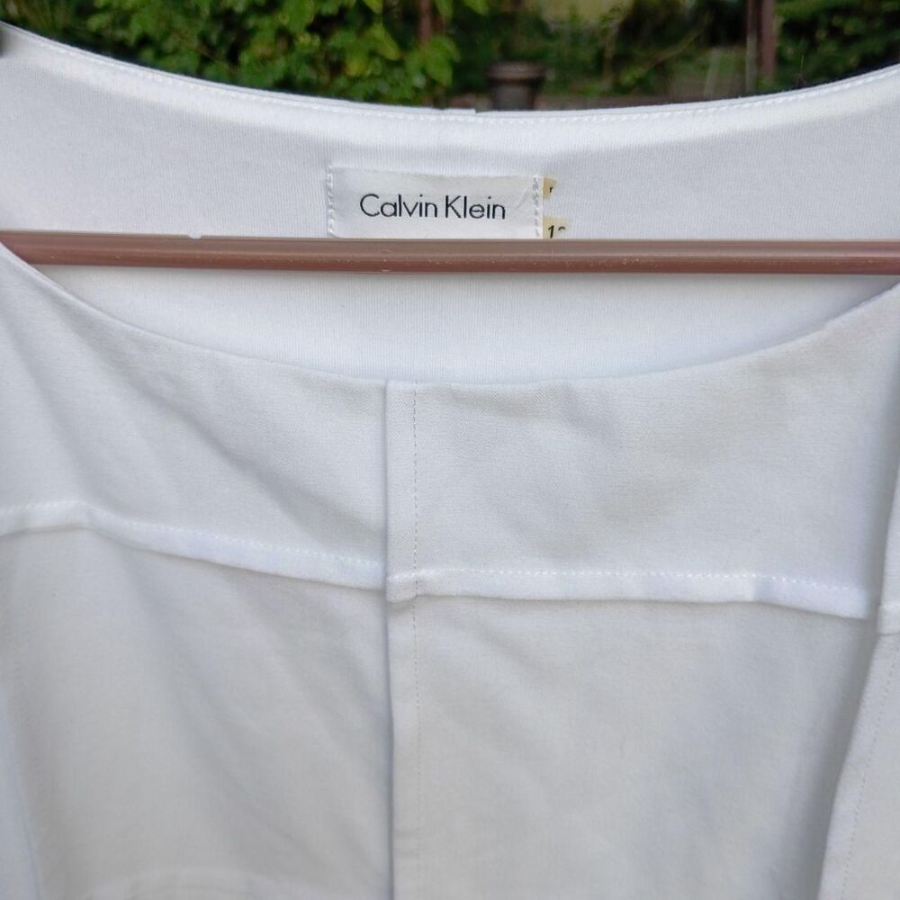 Calvin Klein Women's White Dress - Picture 2 of 5